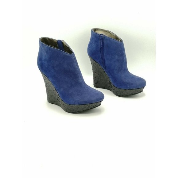 Michael Antonio Cane Ankle Boot Wedge Glitter Heel Women's US 6 - Picture 1 of 12